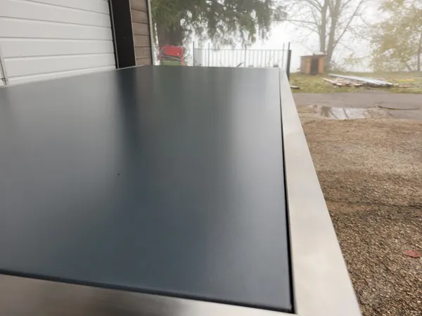 Table Inox et aluminium pour intérieur et extérieur - 1