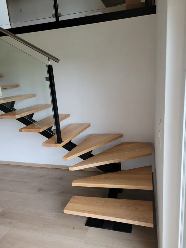 Escalier à 1/4 tournant - 0