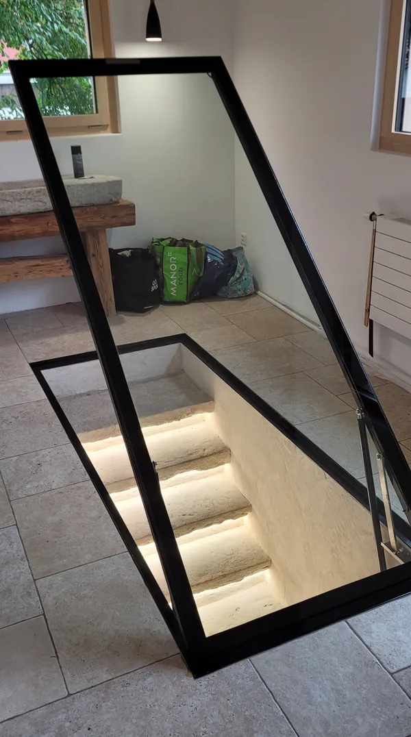 trappe en verre - 2