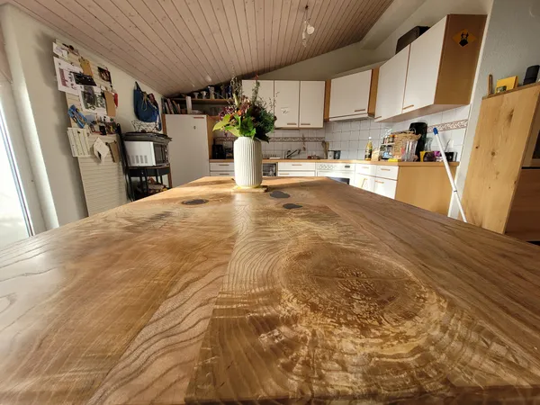 Table bois métal - 0