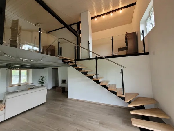 Escalier à 1/4 tournant - 1