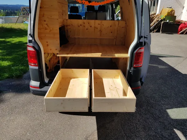 Fabrication de 2 tiroirs en bois - 0